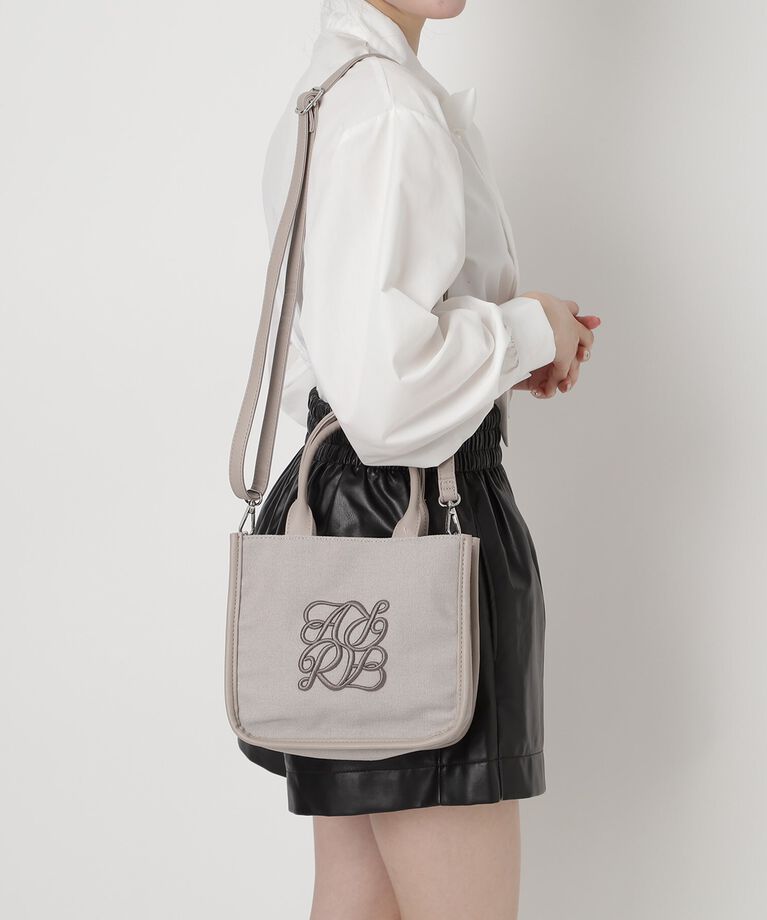Ober Tashe「ロゴ刺繍ミニトート」|トートバッグ|