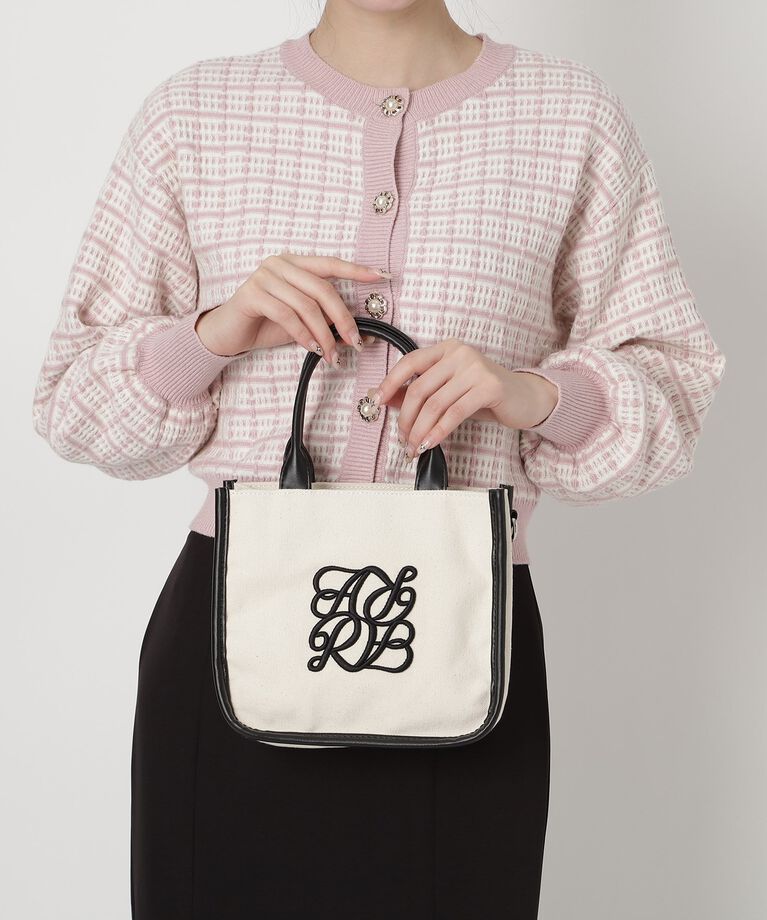 Ober Tashe「ロゴ刺繍ミニトート」|トートバッグ|