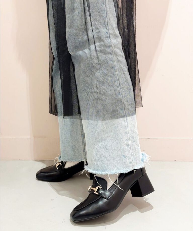 ESPERANZA「ブロックヒールローファー 24SS」|パンプス|
