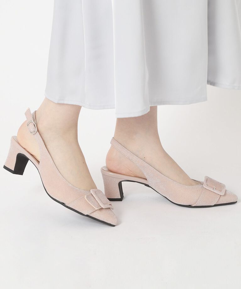 ESPERANZA「バックストラップバックルヒールパンプス」|パンプス|