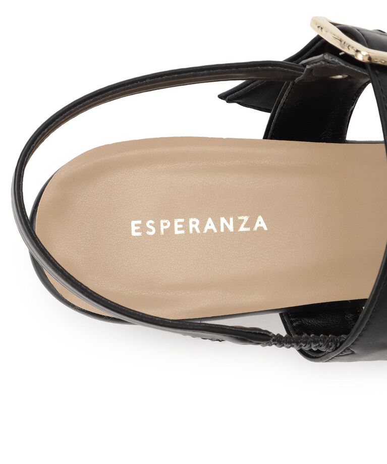 ESPERANZA「配色バックルベルトサンダル」|サンダル|