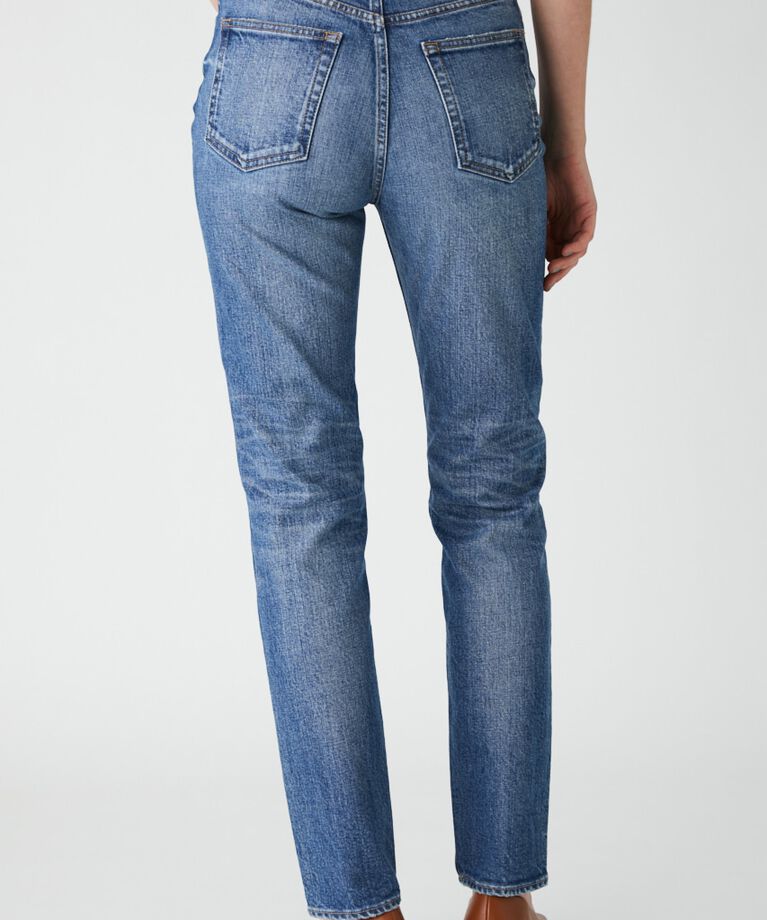 MOUSSY「PLAIN JEANS STRAIGHT SLIM」|デニム|