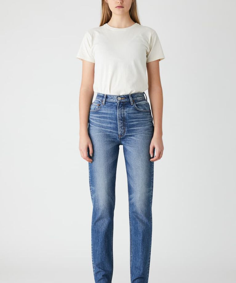 MOUSSY「PLAIN JEANS STRAIGHT SLIM」|デニム|