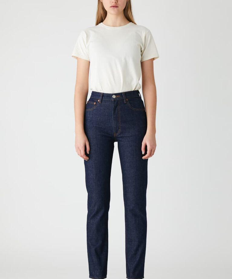 MOUSSY「PLAIN JEANS STRAIGHT SLIM」|デニム|