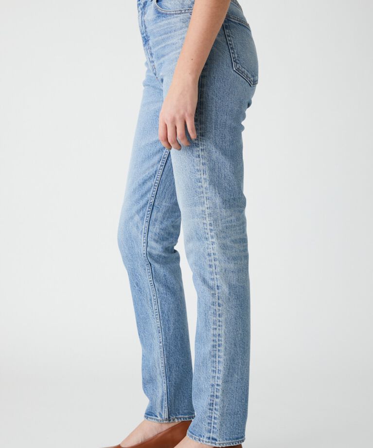 MOUSSY「PLAIN JEANS STRAIGHT SLIM」|デニム|