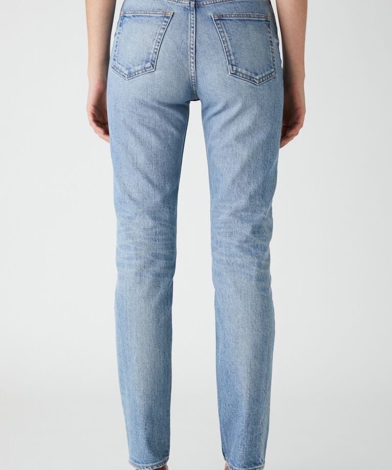 MOUSSY「PLAIN JEANS STRAIGHT SLIM」|デニム|