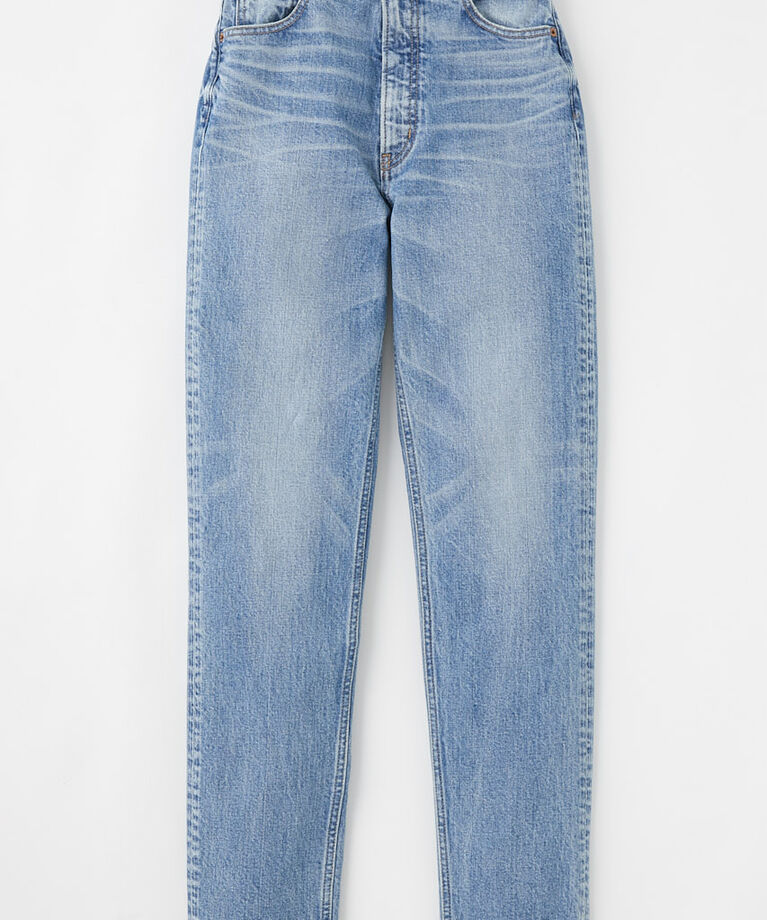 MOUSSY「PLAIN JEANS STRAIGHT SLIM」|デニム|