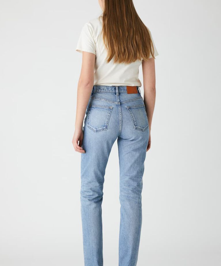 MOUSSY「PLAIN JEANS STRAIGHT SLIM」|デニム|