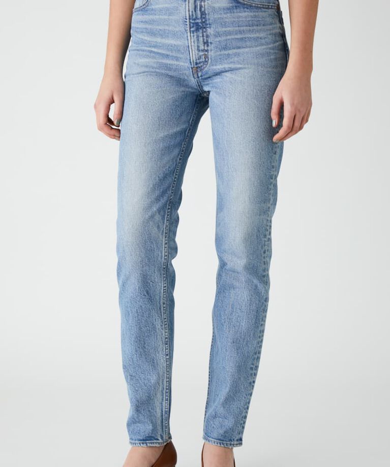 MOUSSY「PLAIN JEANS STRAIGHT SLIM」|デニム|