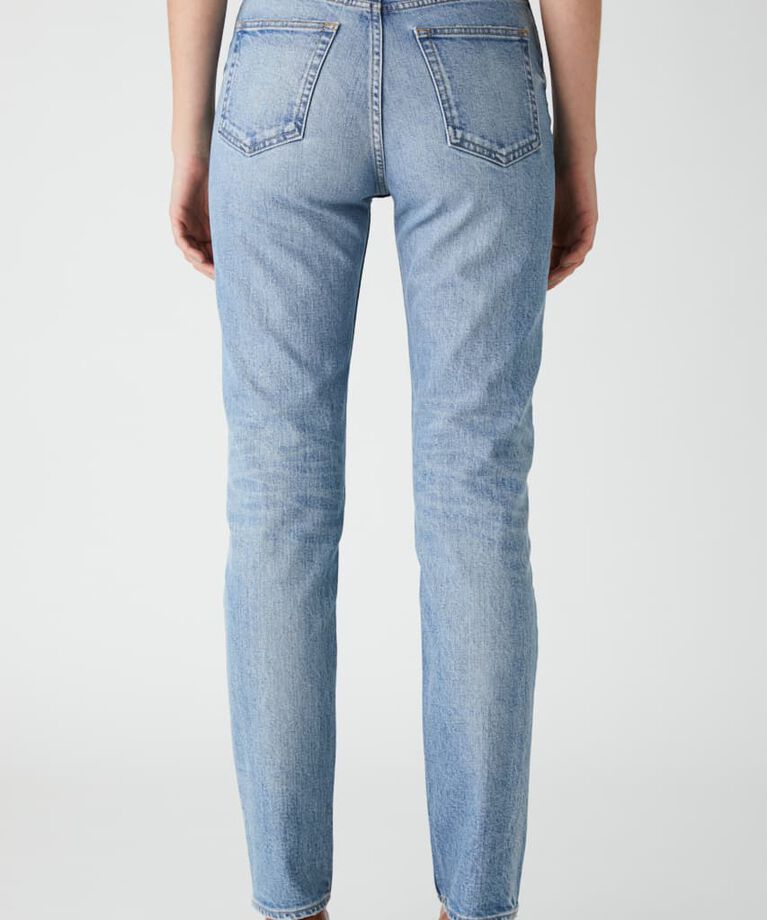 MOUSSY「PLAIN JEANS STRAIGHT SLIM」|デニム|