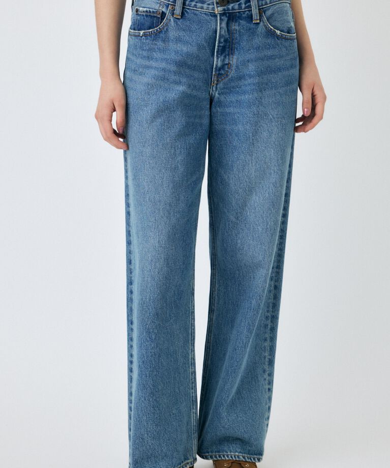MOUSSY「90S LOWRISE LOOSE STRAIGHT」|デニム|