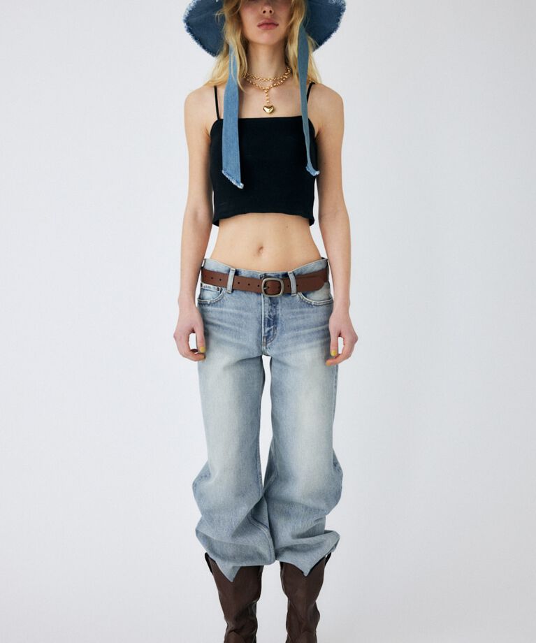 MOUSSY「90S LOWRISE LOOSE STRAIGHT」|デニム|