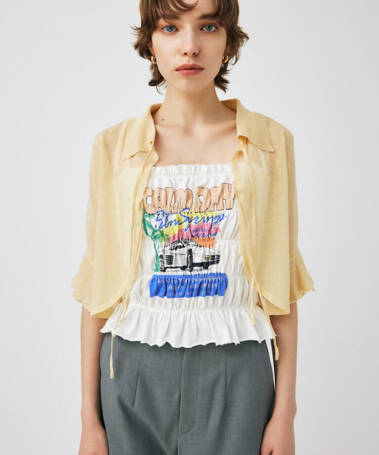 MOUSSY「SHORT SHIRT ボレロ」|シャツ・ブラウス|