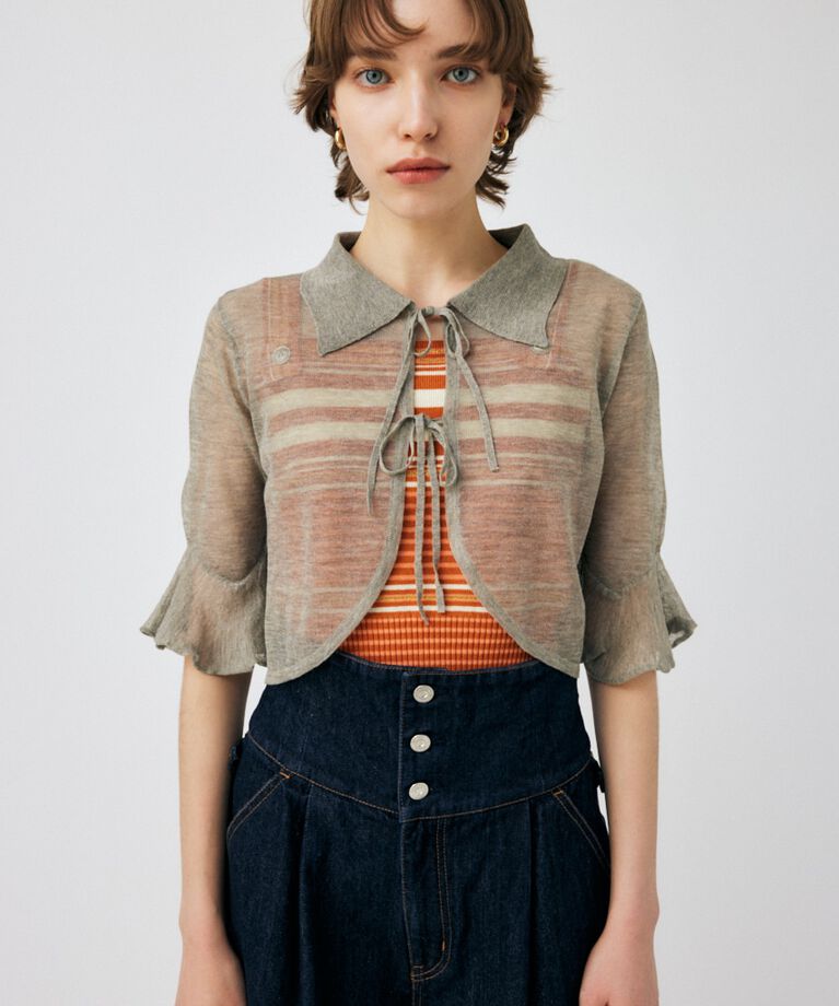 MOUSSY「SHORT SHIRT ボレロ」|シャツ・ブラウス|