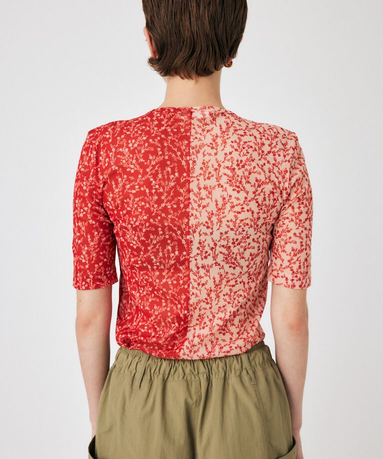 MOUSSY「ASYMMETRIC COLOR LACE UP トップス」|Tシャツ・カットソー|