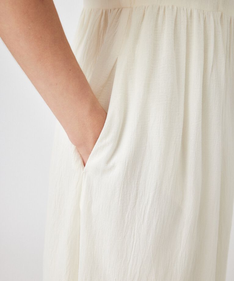 MOUSSY「PUFF SLEEVE CRAPE ドレス」|ワンピース|