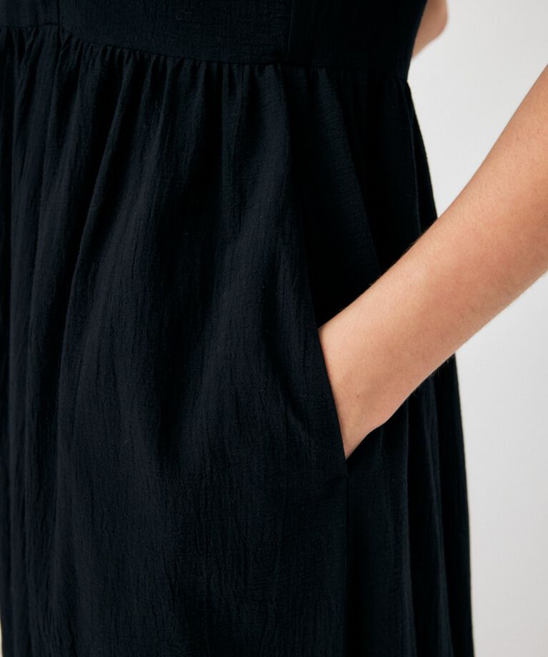 MOUSSY「PUFF SLEEVE CRAPE ドレス」|ワンピース|