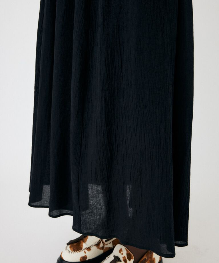 MOUSSY「PUFF SLEEVE CRAPE ドレス」|ワンピース|
