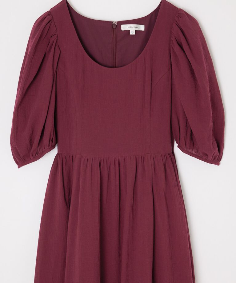 MOUSSY「PUFF SLEEVE CRAPE ドレス」|ワンピース|