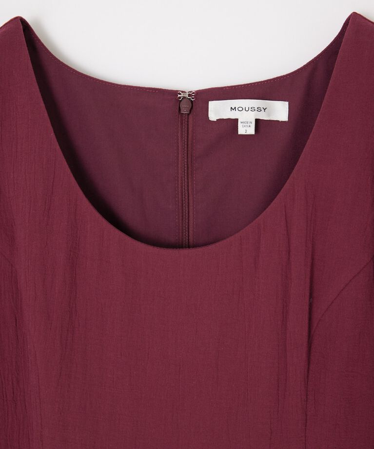 MOUSSY「PUFF SLEEVE CRAPE ドレス」|ワンピース|