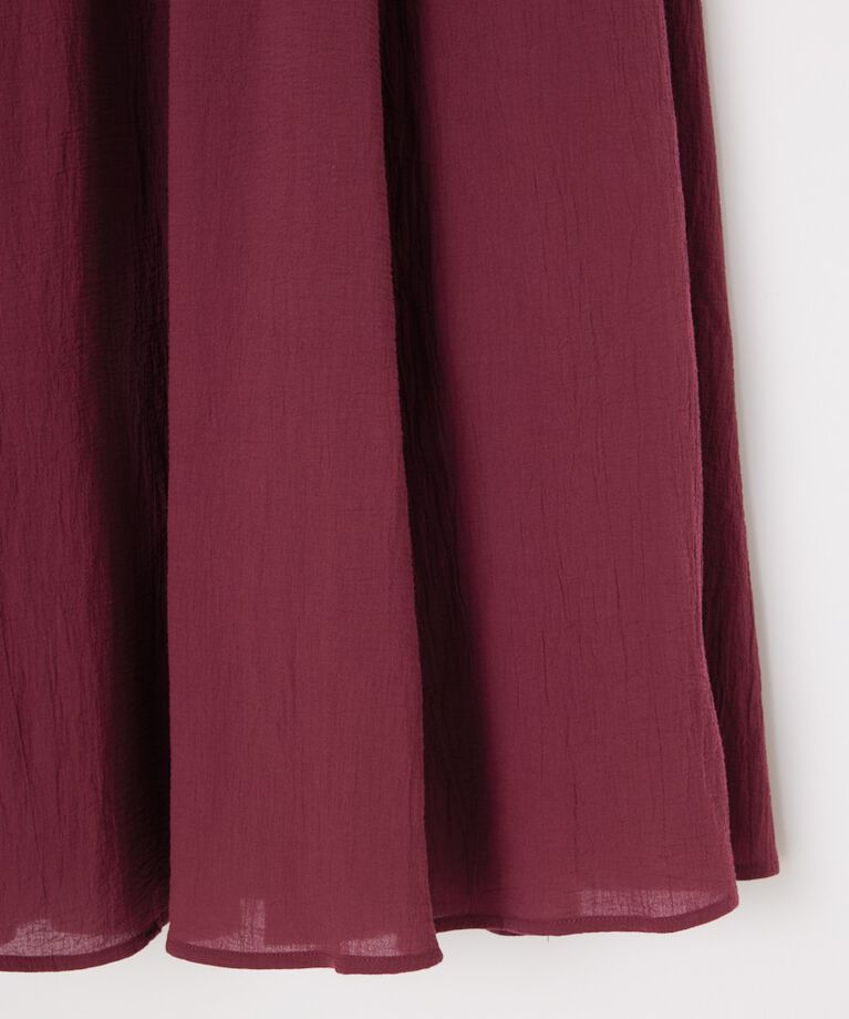 MOUSSY「PUFF SLEEVE CRAPE ドレス」|ワンピース|