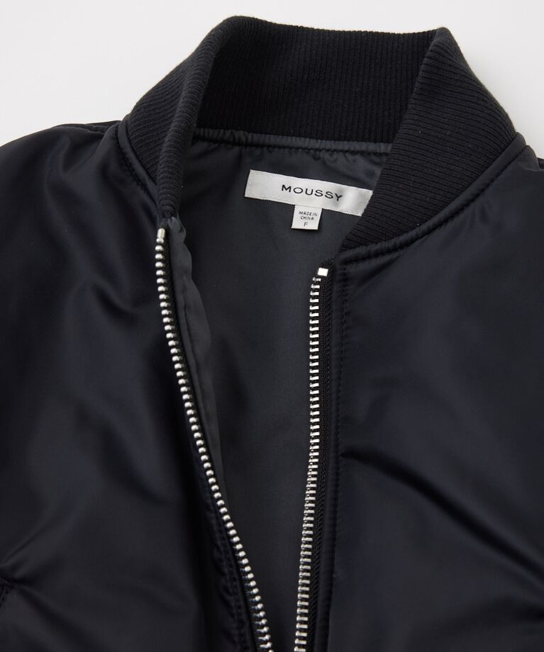 MOUSSY「VOLUME CROPPED MA-1」|ブルゾン・スタジャン|