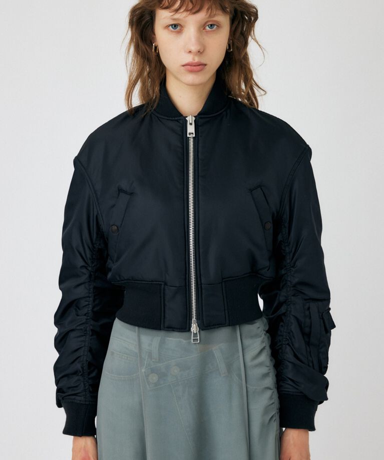 MOUSSY「VOLUME CROPPED MA-1」|ブルゾン・スタジャン|