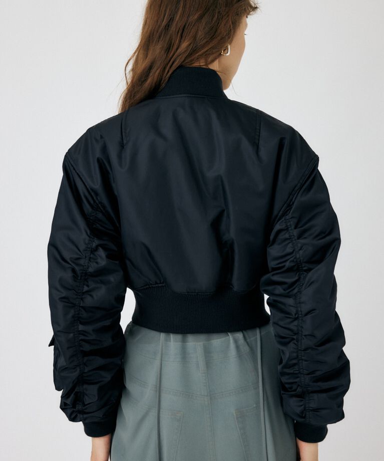 MOUSSY「VOLUME CROPPED MA-1」|ブルゾン・スタジャン|