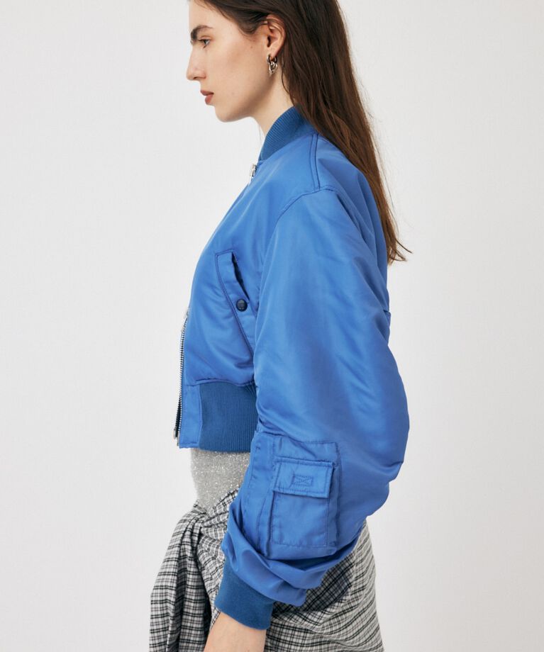 MOUSSY「VOLUME CROPPED MA-1」|ブルゾン・スタジャン|