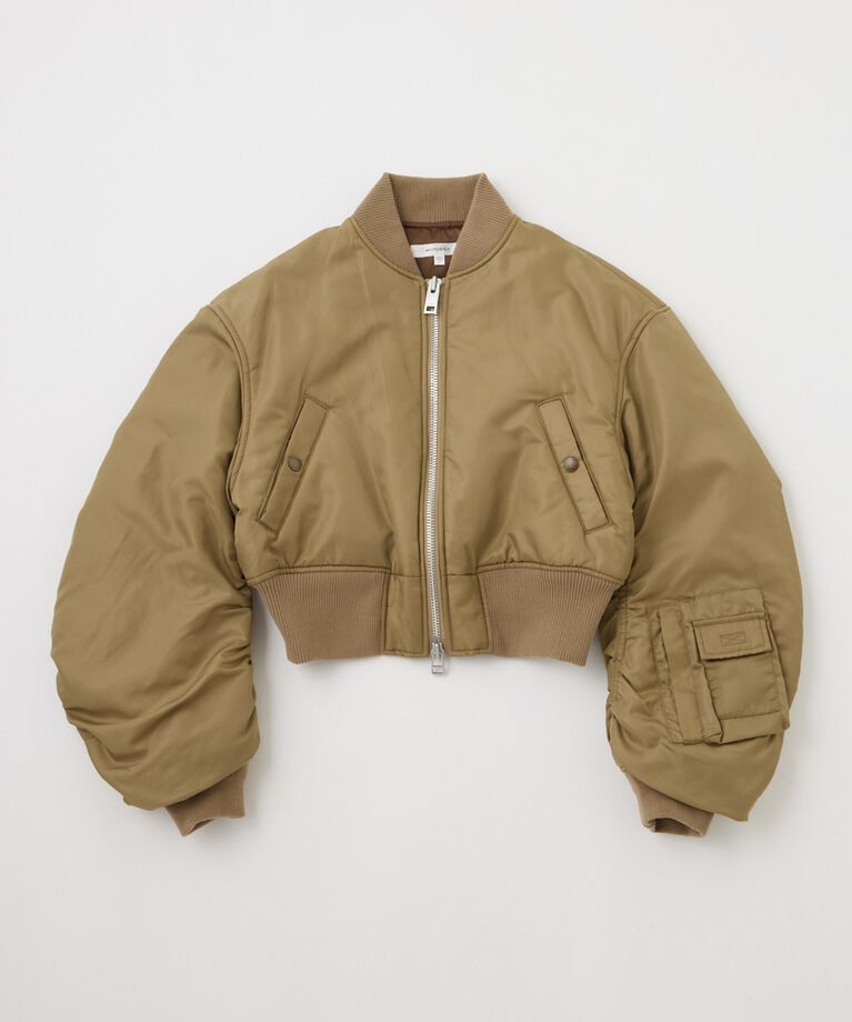 MOUSSY「VOLUME CROPPED MA-1」|ブルゾン・スタジャン|