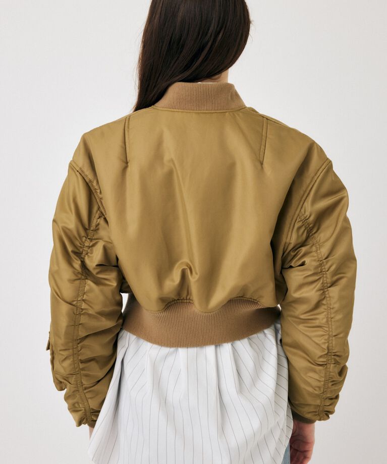 MOUSSY「VOLUME CROPPED MA-1」|ブルゾン・スタジャン|