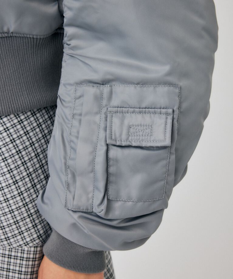 MOUSSY「VOLUME CROPPED MA-1」|ブルゾン・スタジャン|