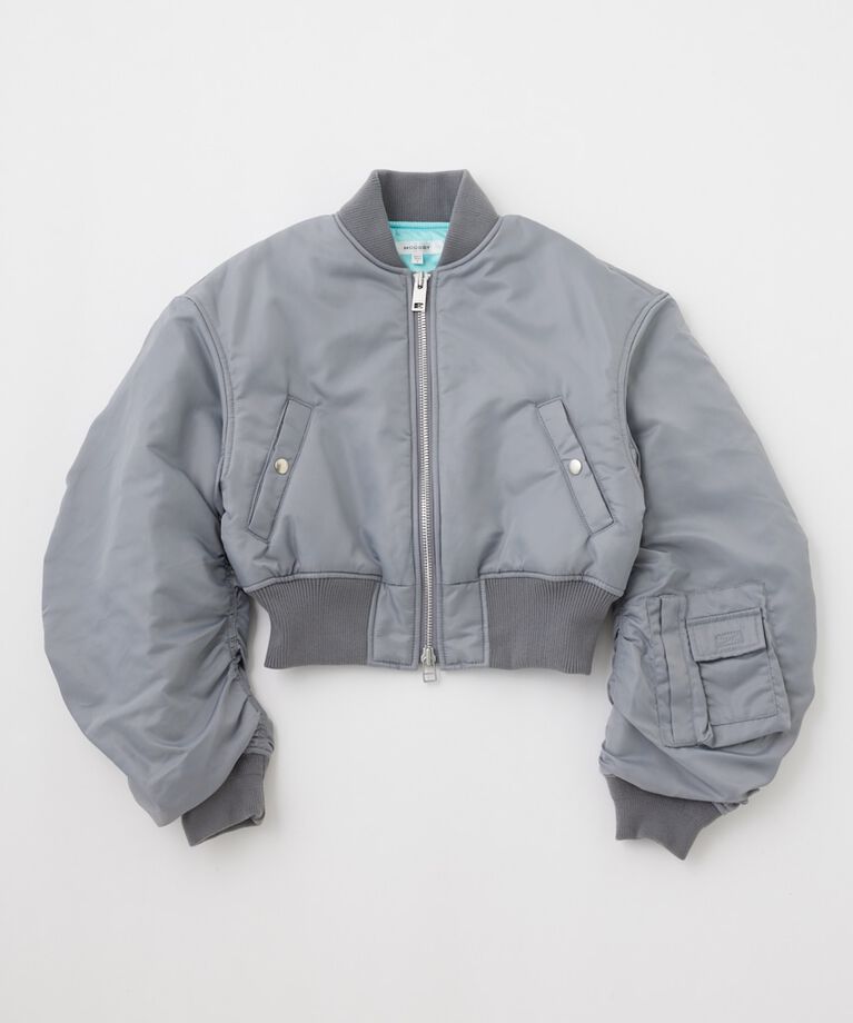 MOUSSY「VOLUME CROPPED MA-1」|ブルゾン・スタジャン|