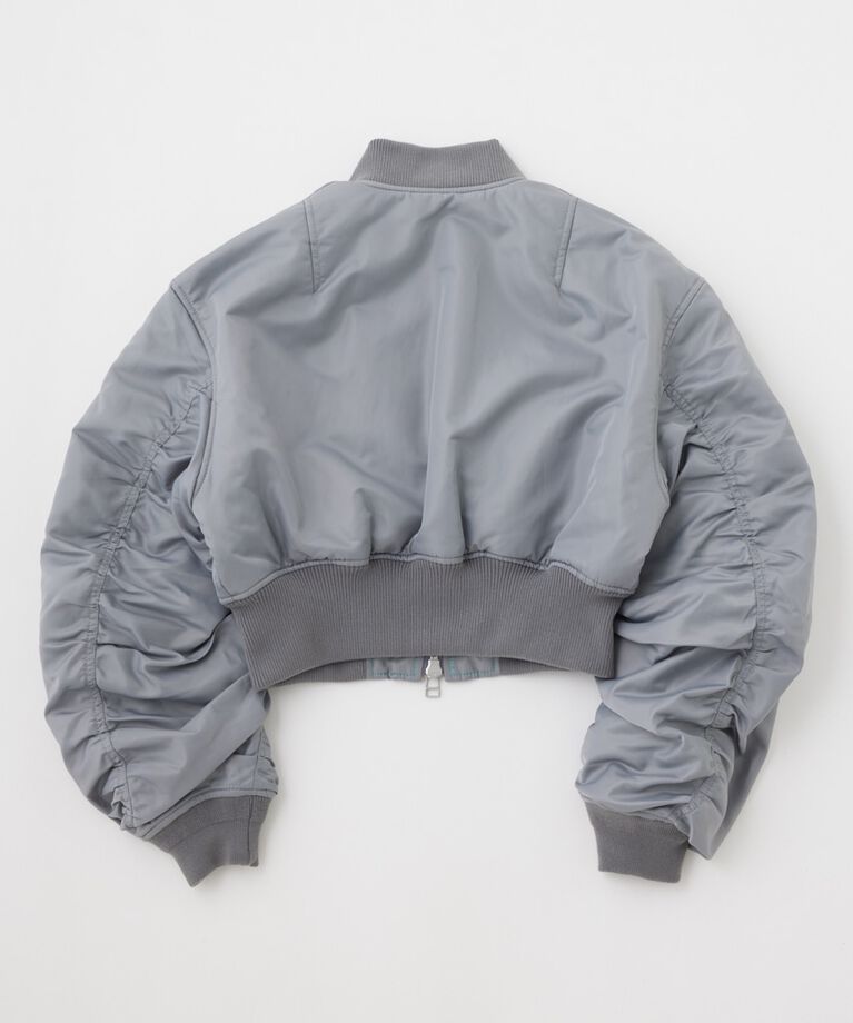MOUSSY「VOLUME CROPPED MA-1」|ブルゾン・スタジャン|