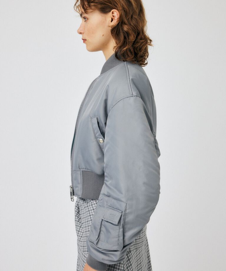 MOUSSY「VOLUME CROPPED MA-1」|ブルゾン・スタジャン|