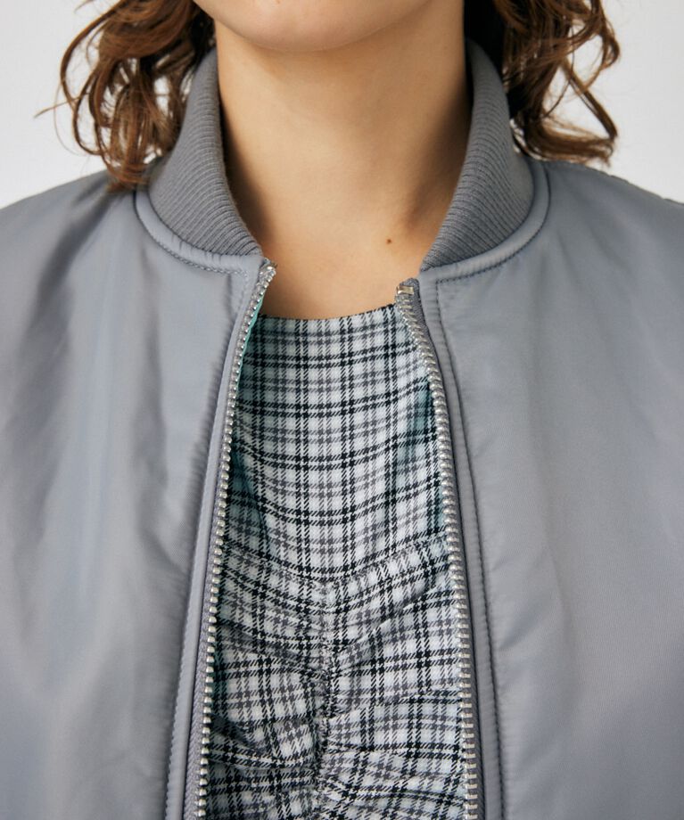 MOUSSY「VOLUME CROPPED MA-1」|ブルゾン・スタジャン|