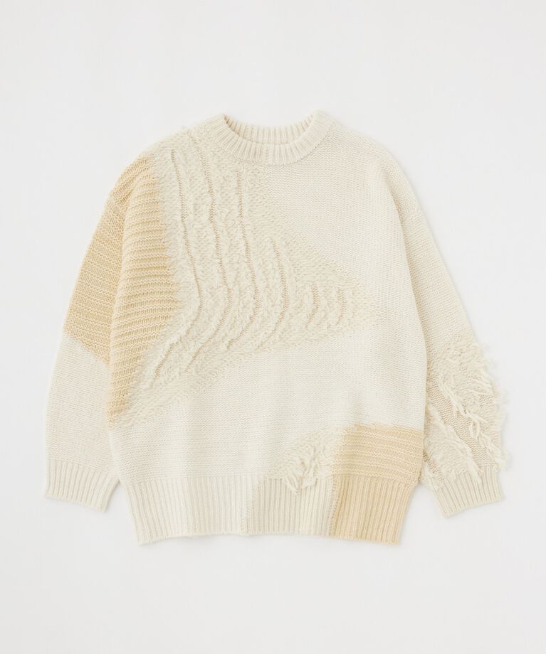 MOUSSY「PATCH DESIGN ニット」|ニット・セーター|