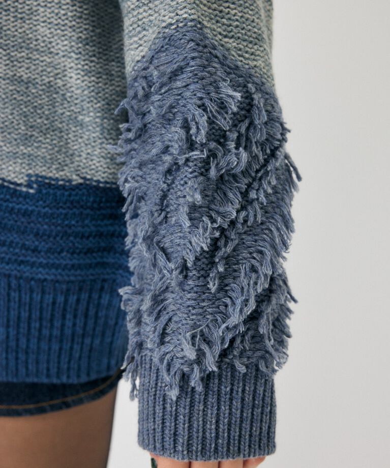 MOUSSY「PATCH DESIGN ニット」|ニット・セーター|