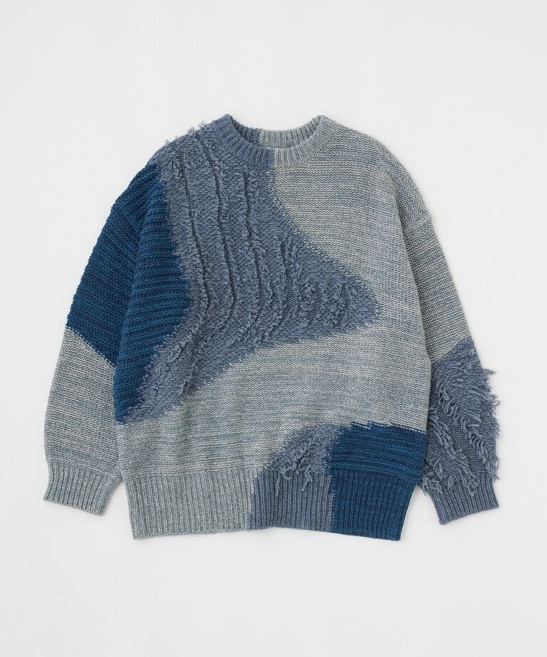 MOUSSY「PATCH DESIGN ニット」|ニット・セーター|