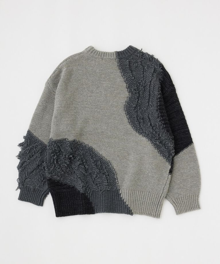 MOUSSY「PATCH DESIGN ニット」|ニット・セーター|