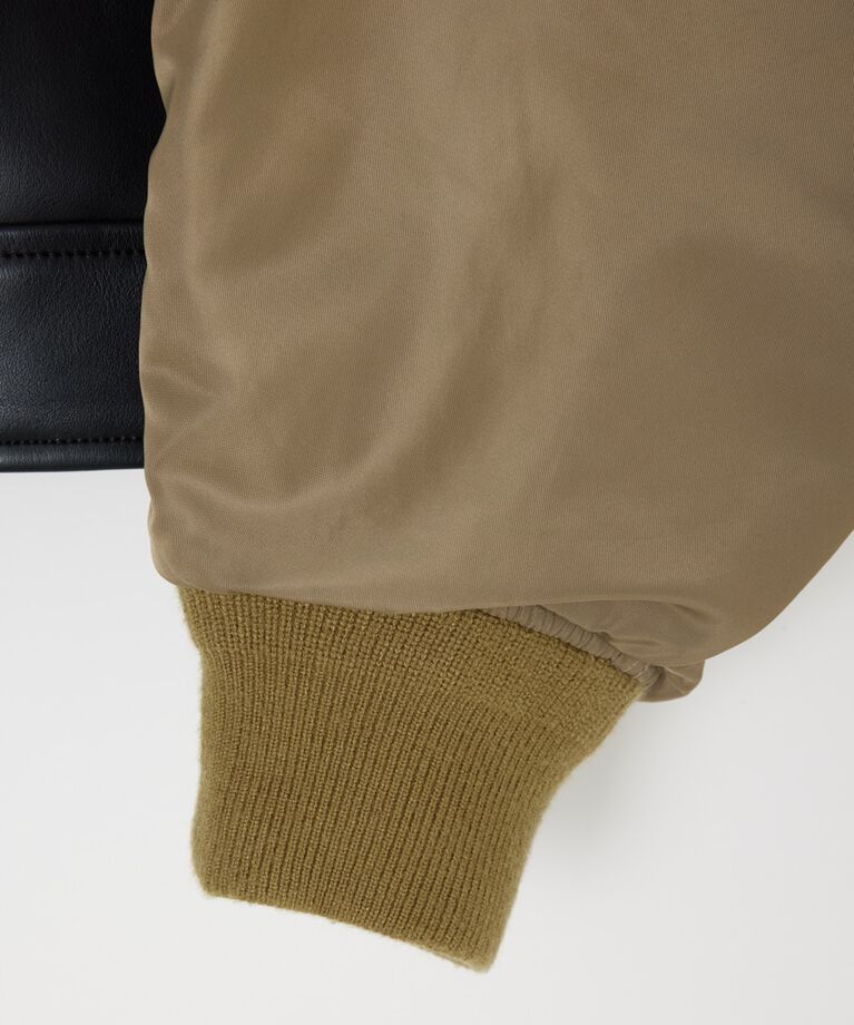 MOUSSY「FAUX LEATHER DETACHABLE ジャケット」|その他|