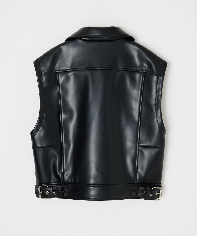 MOUSSY「FAUX LEATHER DETACHABLE ジャケット」|その他|