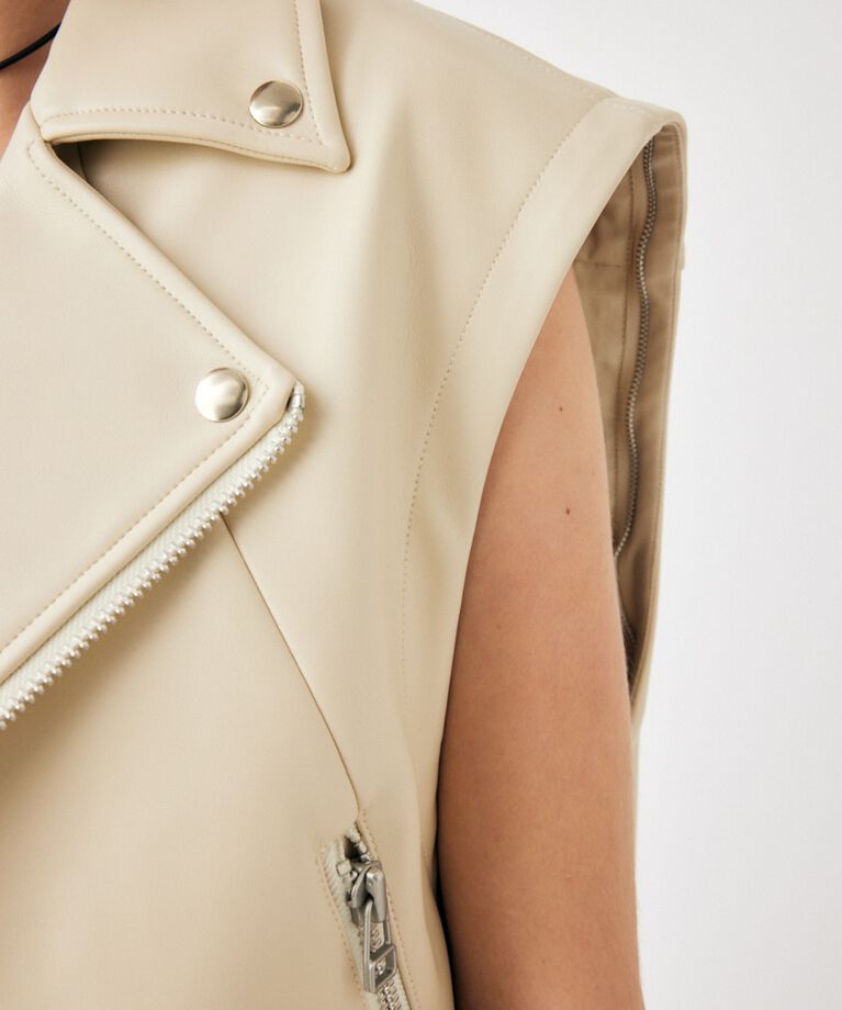 MOUSSY「FAUX LEATHER DETACHABLE ジャケット」|その他|