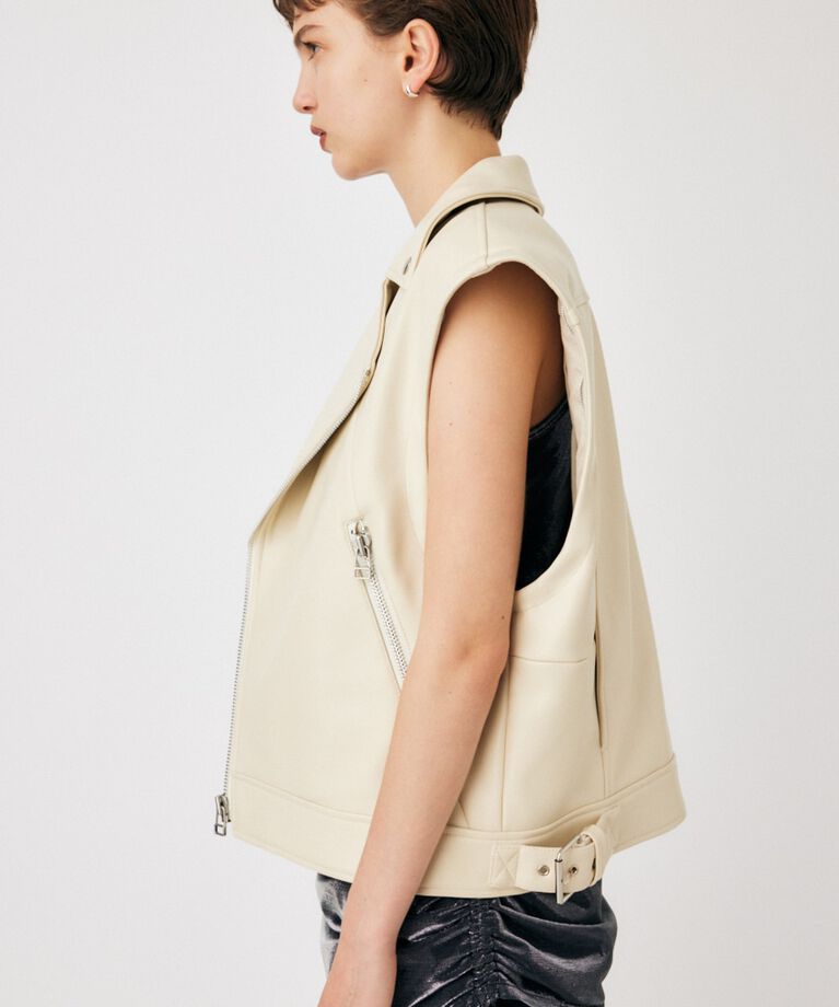 MOUSSY「FAUX LEATHER DETACHABLE ジャケット」|その他|
