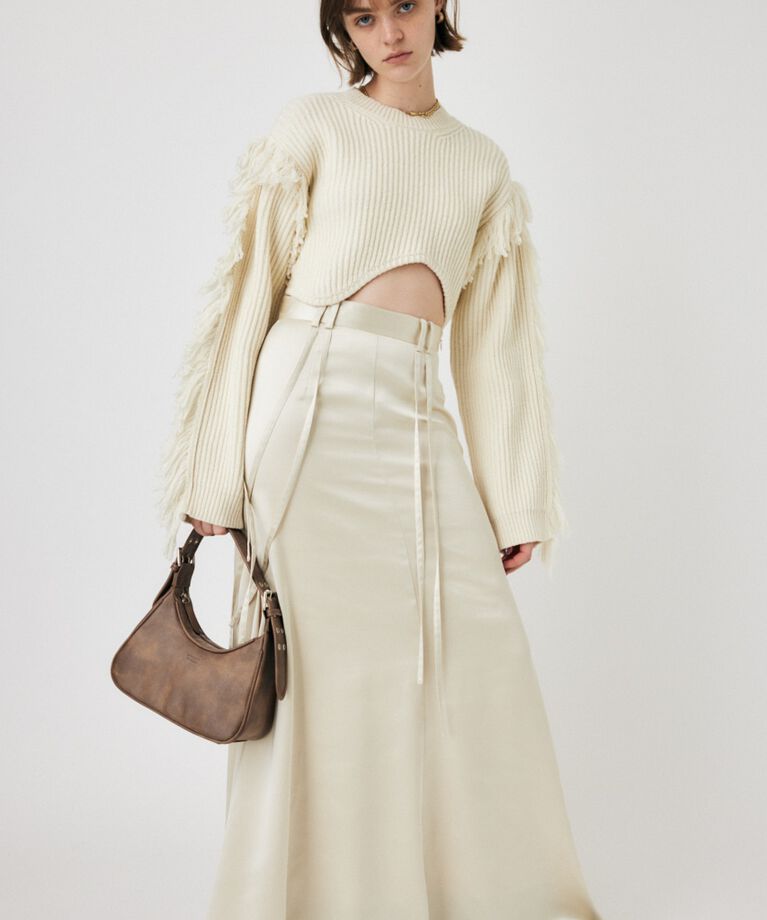MOUSSY「SATIN FLARE スカート」|スカート|