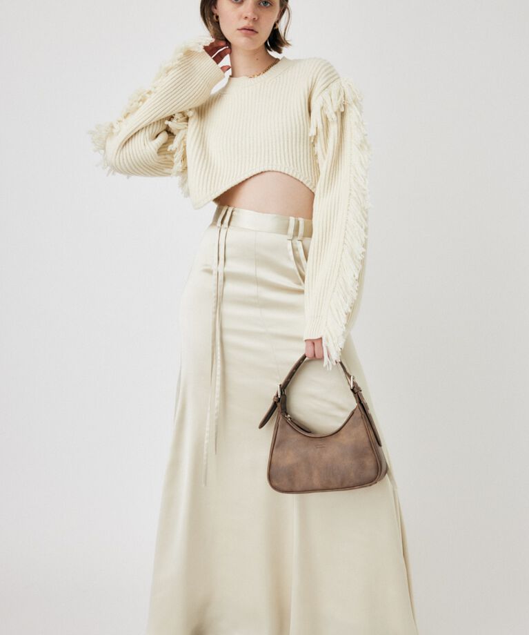 MOUSSY「SATIN FLARE スカート」|スカート|
