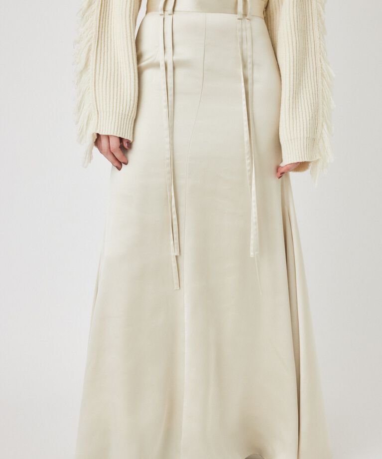 MOUSSY「SATIN FLARE スカート」|スカート|