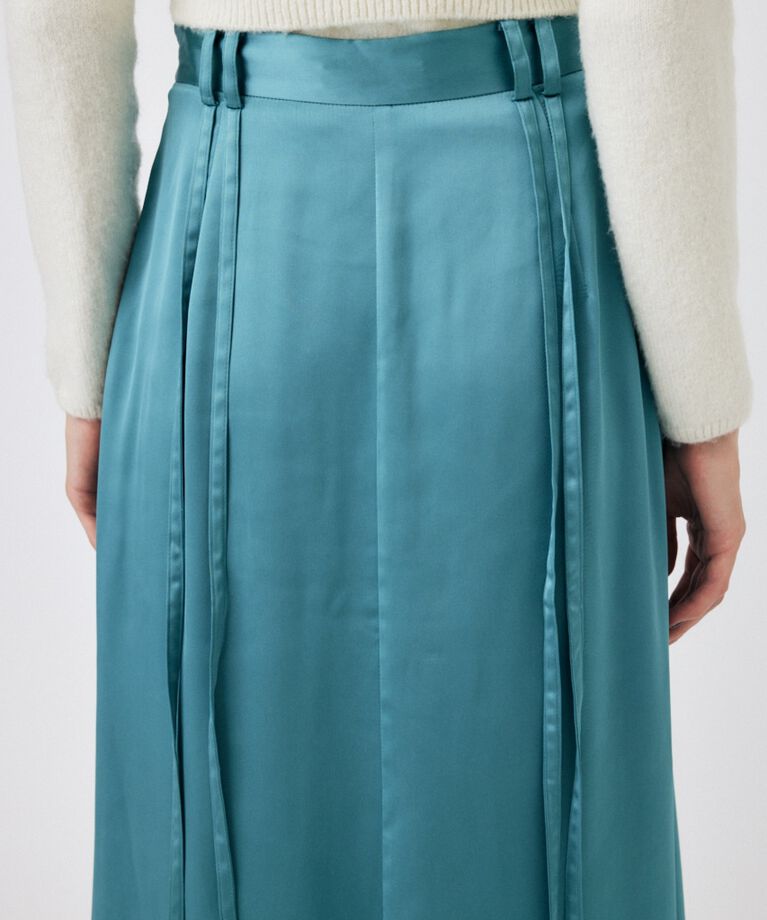 MOUSSY「SATIN FLARE スカート」|スカート|