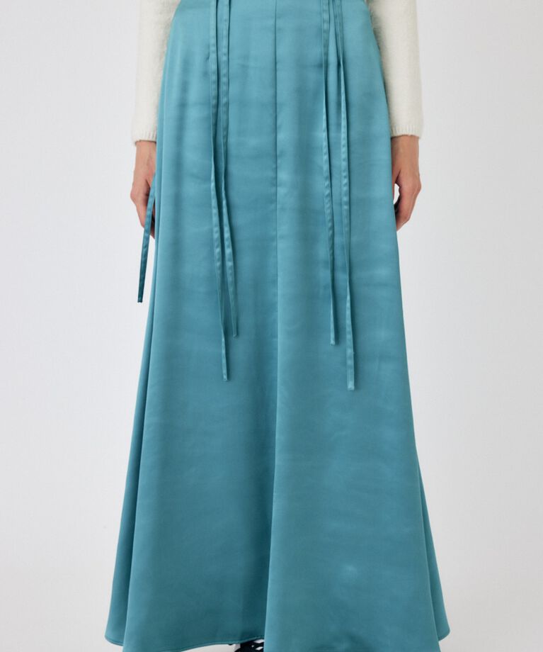 MOUSSY「SATIN FLARE スカート」|スカート|