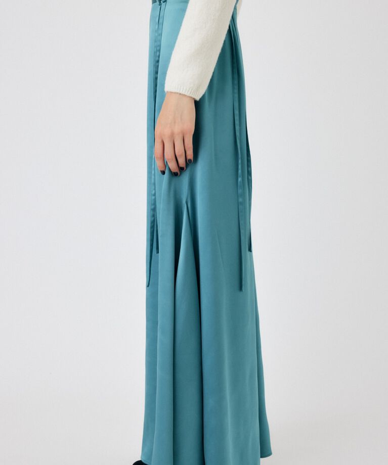 MOUSSY「SATIN FLARE スカート」|スカート|